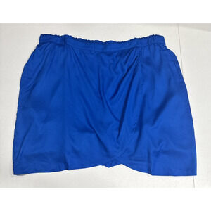 Candace Cameron Bure Petite Wrap Skort Size 1XP Cobalt Blue A488231